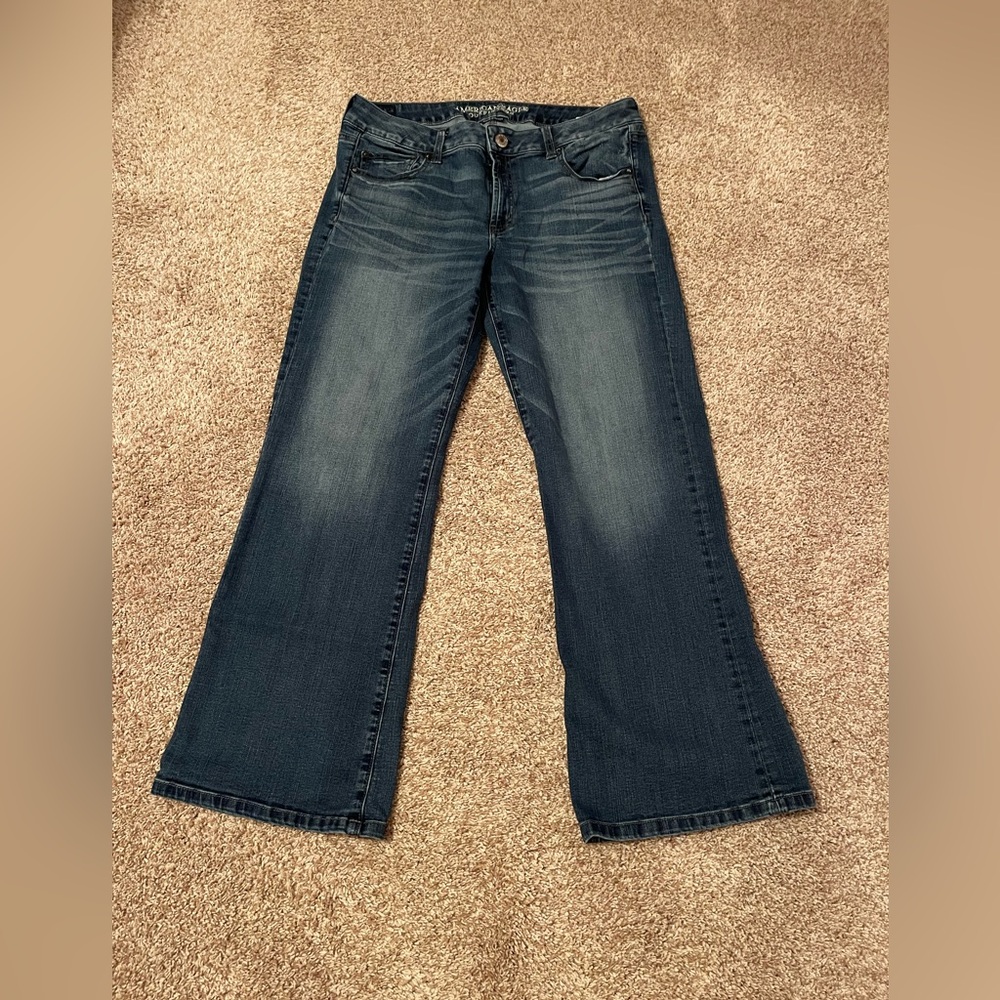 American Eagle Outfitters  Low rise Favorite Boyfriend  stretch jeans 14 short